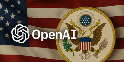 Image stating that OpenAI Open source model is prime for federal gov